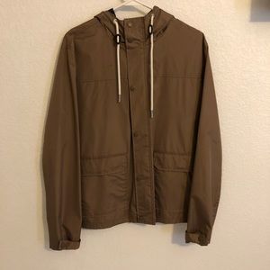 Men’s Tan Raincoat Windbreaker